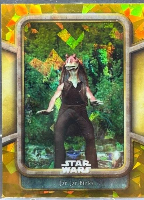 Jar Jar Binks [Gold] #14 Star Wars 2024 Topps Chrome Sapphire