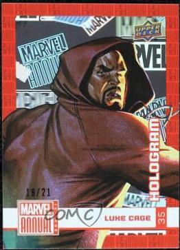 Luke Cage [Hologram] #35 Marvel 2020 Upper Deck Annual