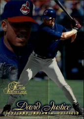 David Justice [Row 1] #73 Baseball Cards 1997 Flair Showcase Prices