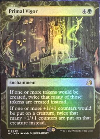 Primal Vigor [Foil] #59 Magic Wilds of Eldraine Enchanting Tales