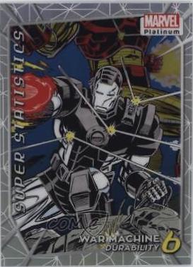 War Machine [Rainbow] #SS06 Marvel 2023 Upper Deck Platinum Super Statistics