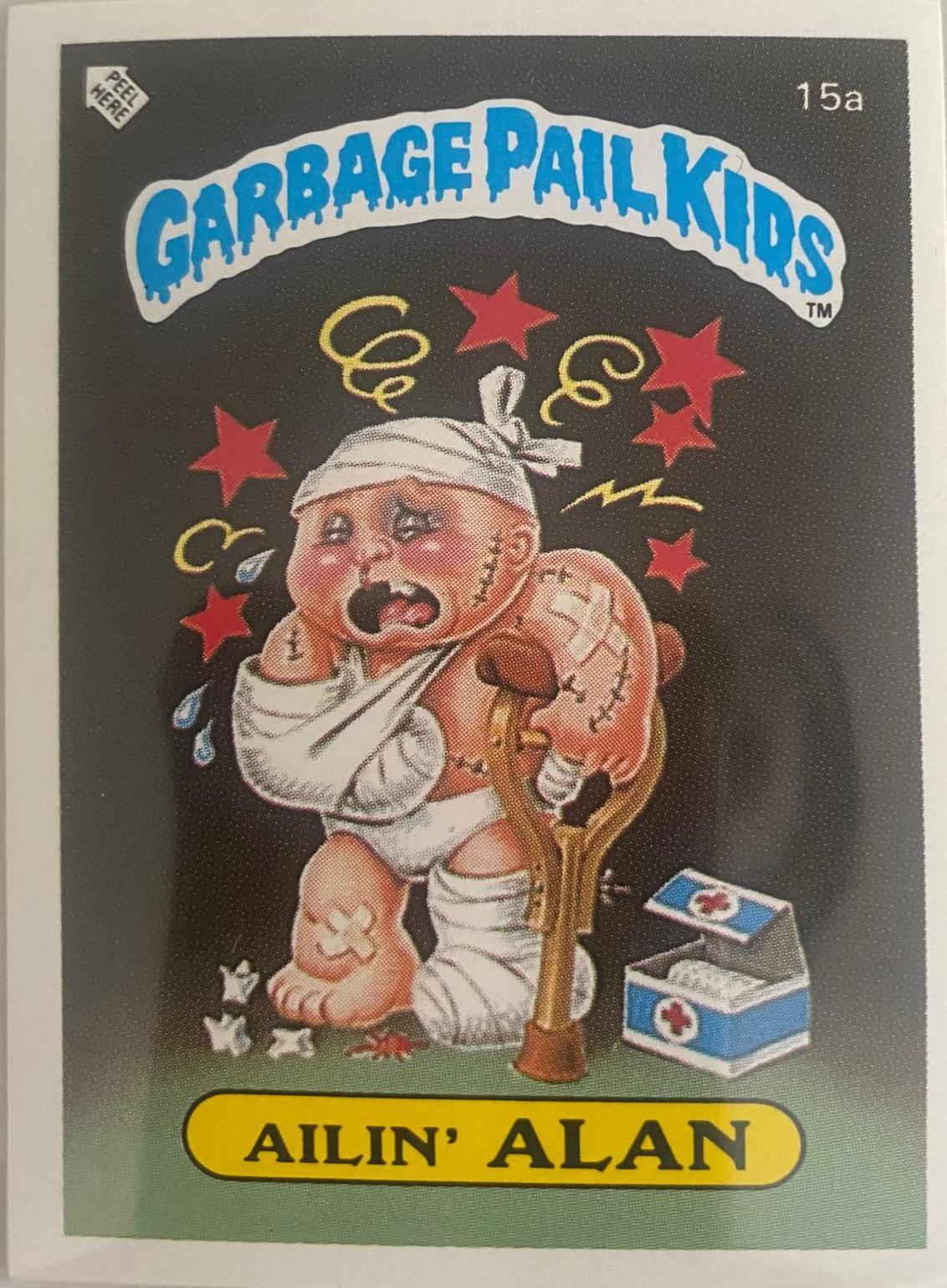 Ailin Alan #15A Garbage Pail Kids 1985 Mini