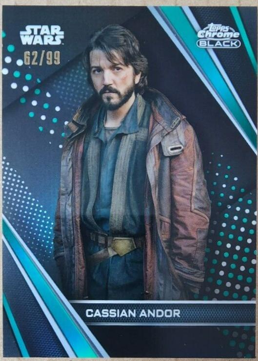 Cassian Andor [Green Refractor] #1 Star Wars 2023 Topps Chrome