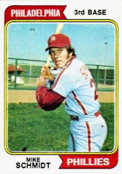 1974 Topps Mike Schmidt buy 2nd Year Card SGC 7 NM!