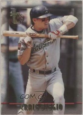 Craig Biggio #66 Baseball Cards 1995 Topps Embossed