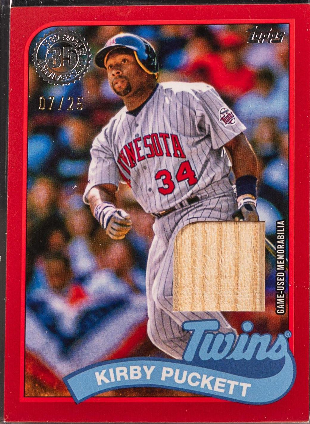 thumbnail image 2 of 1989 Topps Cap'n Crunch Kirby Puckett Baseball Card #20 - Minnesota Twins - Near Mint, Free Shipping 2 of 2