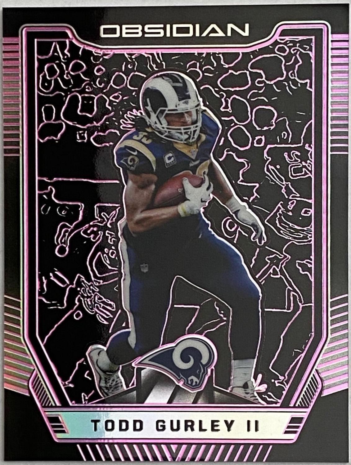 Todd Gurley II [Purple] #7 Football Cards 2018 Panini Obsidian