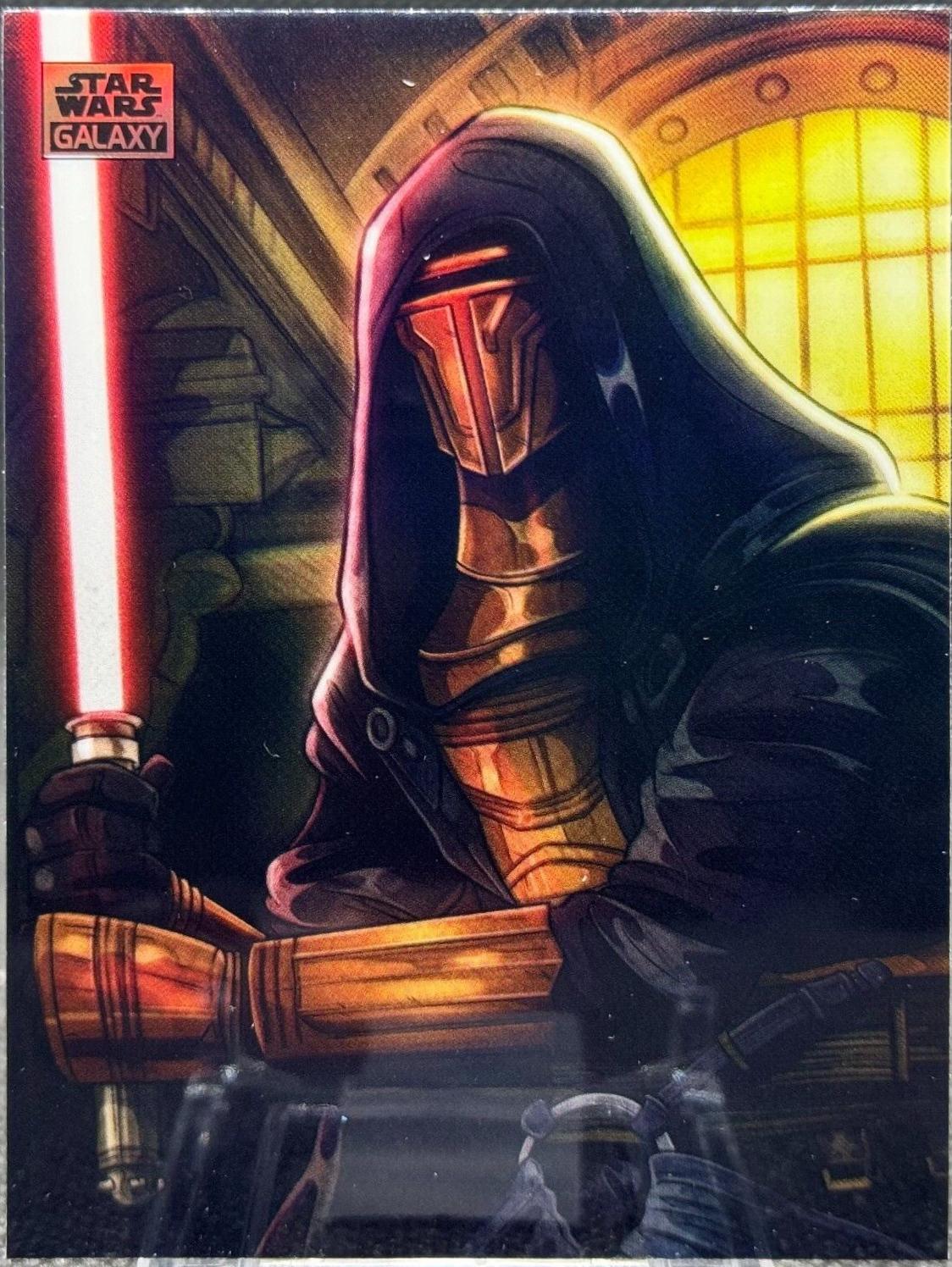 Darth Revan #AS-10 Star Wars 2024 Topps Chrome Galaxy Art of the Sith