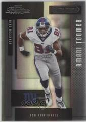 Amani Toomer [Xtra Points Black] #92 Football Cards 2004 Playoff Prestige Prices