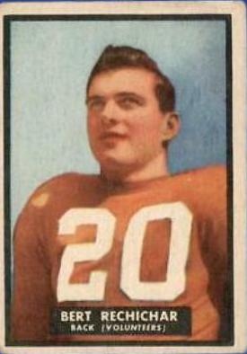 Bert Rechichar #30 Football Cards 1951 Topps Magic