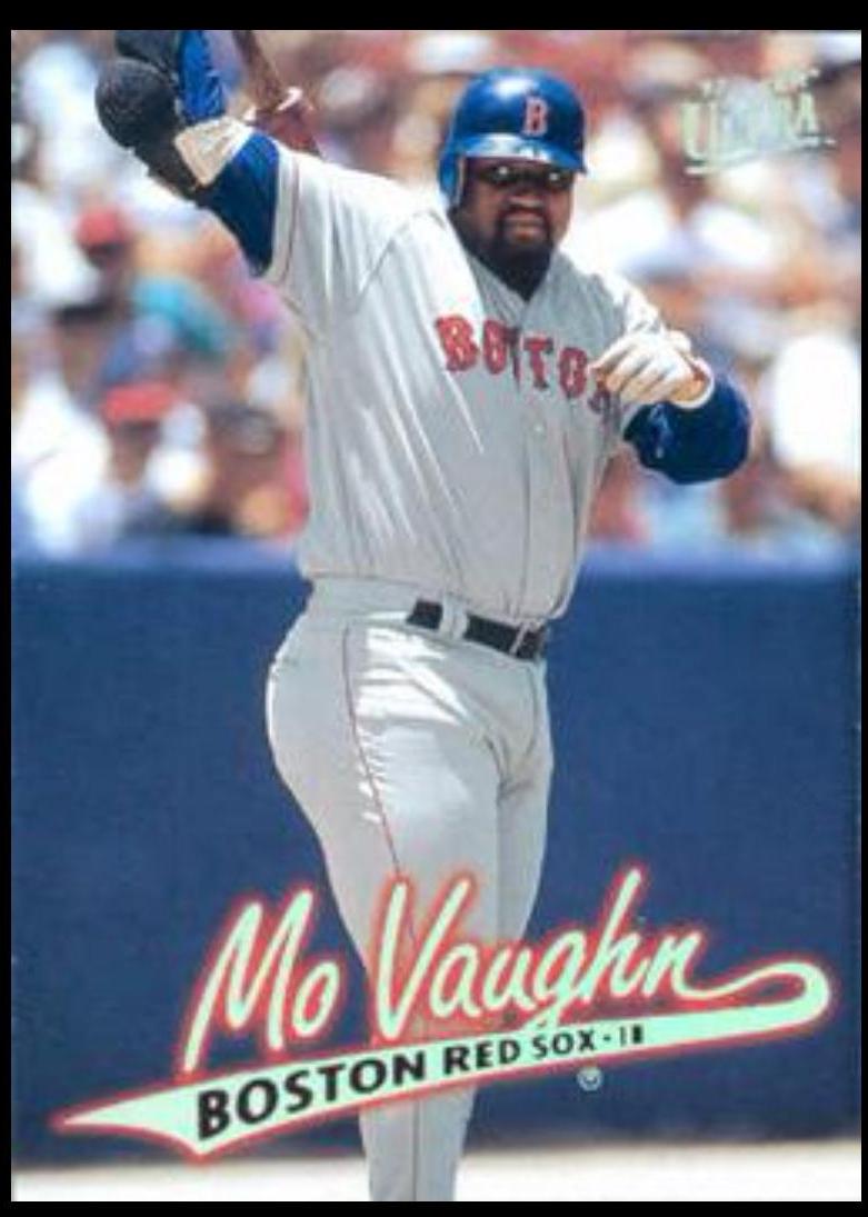 Mo Vaughn #21 Baseball Cards 1997 Ultra