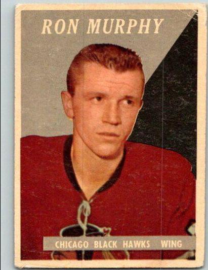 Ron Murphy #59 Hockey Cards 1958 Topps