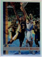 Reggie Miller [Refractor] #24 Basketball Cards 1997 Topps Chrome Prices