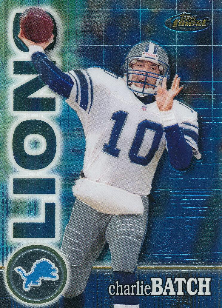 Charlie Batch #119 Football Cards 2000 Topps Finest