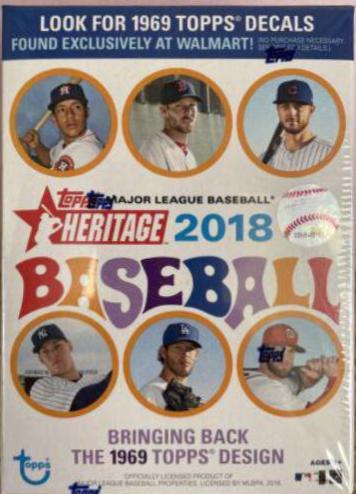 Blaster Box Baseball Cards 2018 Topps Heritage