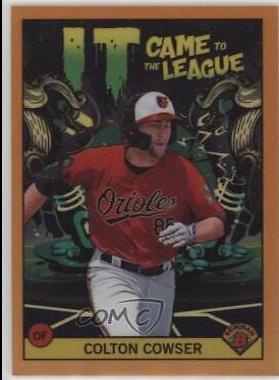 Colton Cowser [Orange Refractor Mega Box Mojo] #ICFL-7 Baseball Cards 2022 Bowman Chrome It Came To The League