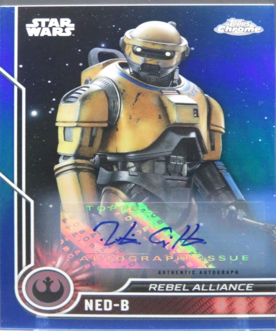 NED-B [Blue Refractor] #18 Star Wars 2023 Topps Chrome