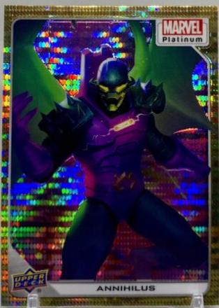 Annihilus [Seismic Gold] #77 Marvel 2023 Upper Deck Platinum