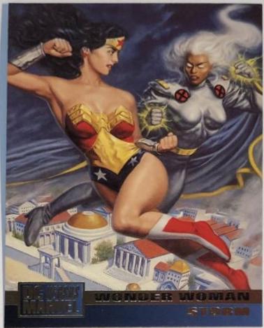 Wonder Woman / Storm #37 1995 Fleer DC vs Marvel