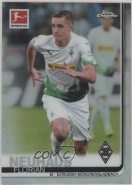 Florian Neuhaus [Refractor] #4 Soccer Cards 2019 Topps Chrome Bundesliga