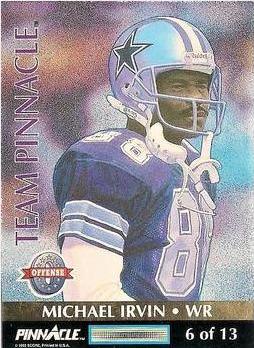 Michael Irvin/Eric Allen #6 Football Cards 1992 Pinnacle