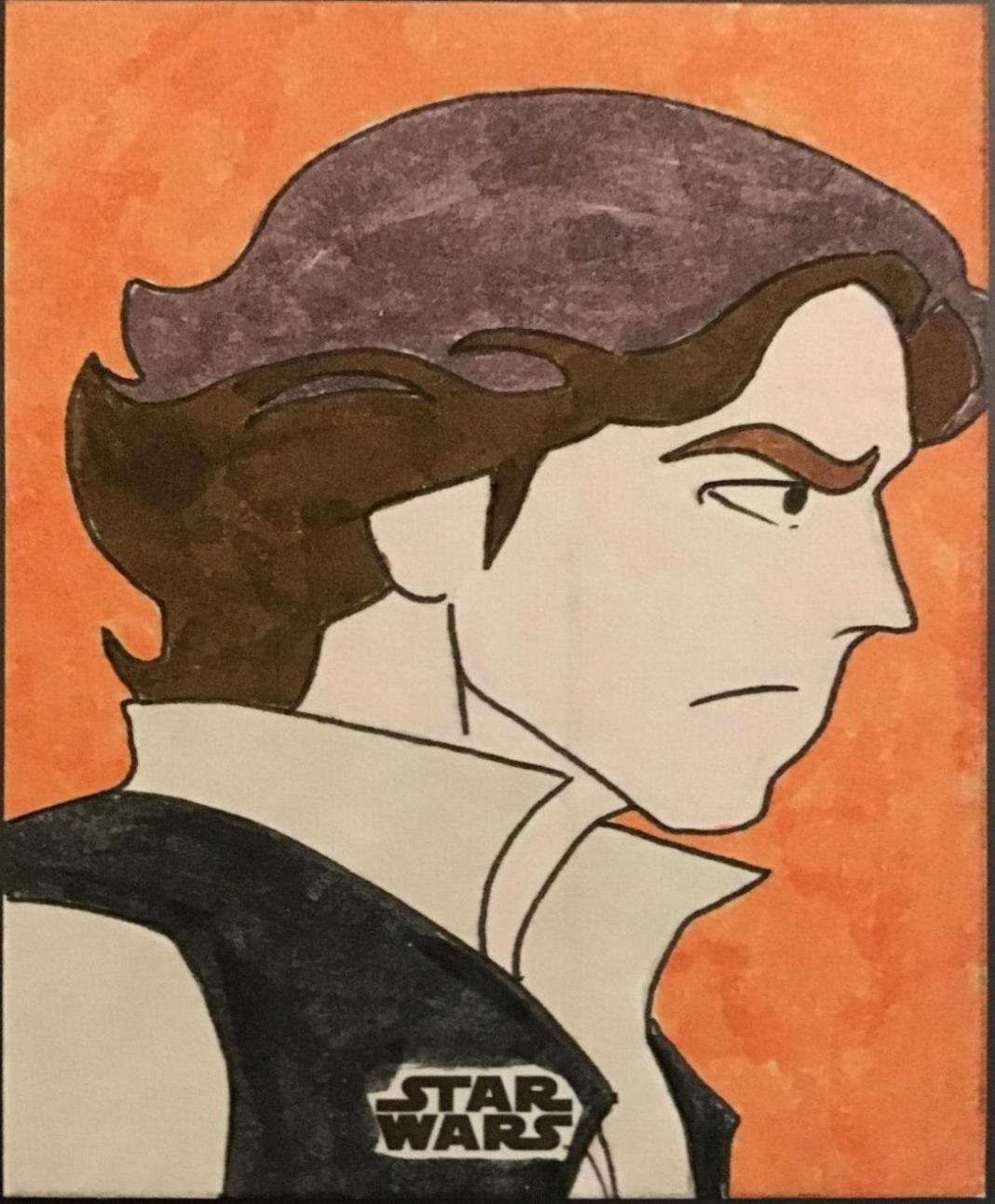 Limuel Pinzon Star Wars 2024 Topps Chrome Sketch Card