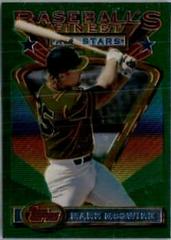 Mark McGwire #92 Baseball Cards 1993 Finest Jumbo All Stars Prices