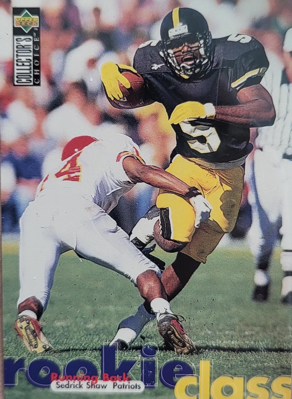 Sedrick Shaw #29 Football Cards 1997 Collector's Choice