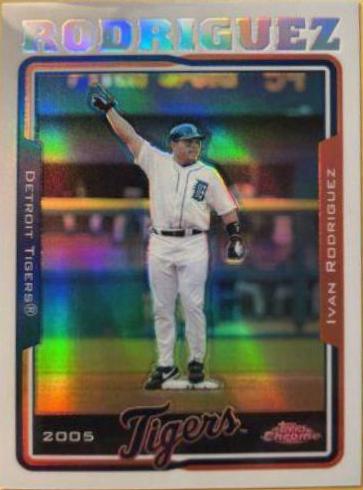 Ivan Rodriguez [Refractor] #30 Baseball Cards 2005 Topps Chrome