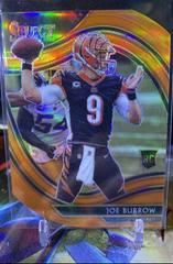 2020 Panini Select Joe Burrow Rookie Die Cut fashion Orange Prizm Concourse PSA 9