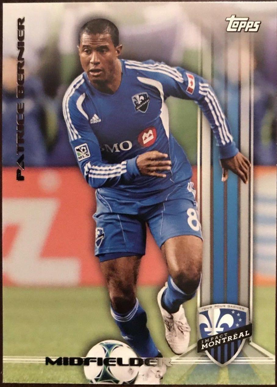 Patrice Bernier #12 Soccer Cards 2013 Topps MLS