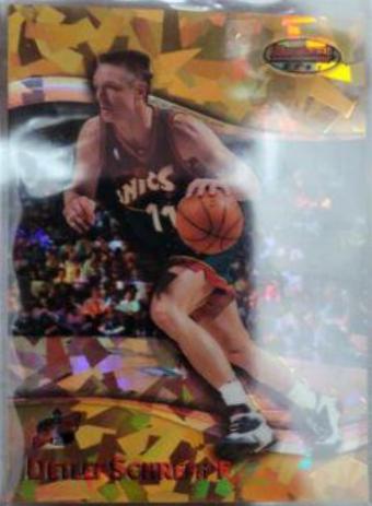 Detlef Schrempf Atomic Refractor #42 Basketball Cards 1998 Bowman's Best