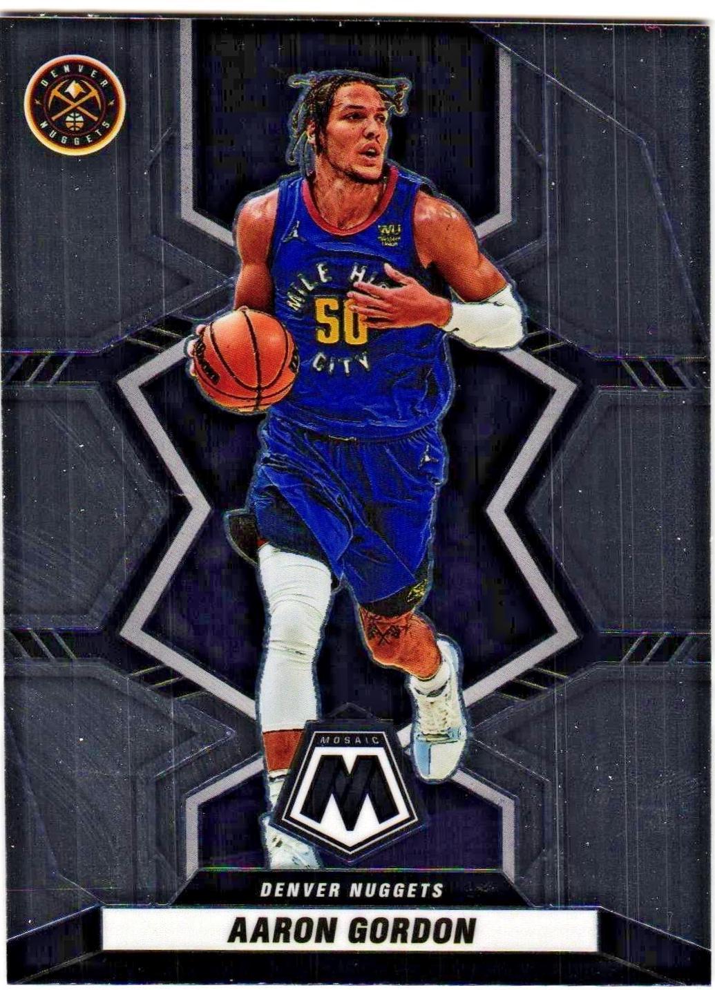 Aaron Gordon #56 Basketball Cards 2021 Panini Mosaic