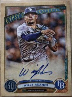 Willy Adames [Bazooka Back] #GQA-WA Baseball Cards 2019 Topps Gypsy Queen Autographs