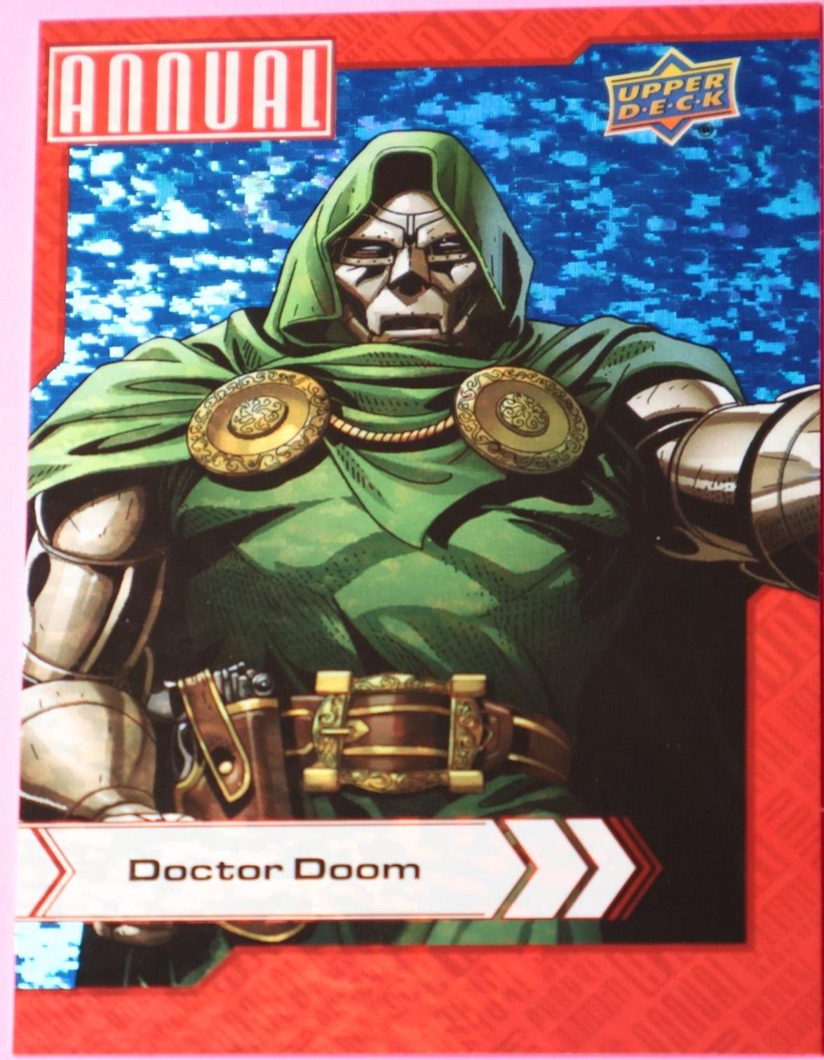 Doctor Doom [Blue] #25 Marvel 2022 Upper Deck Annual