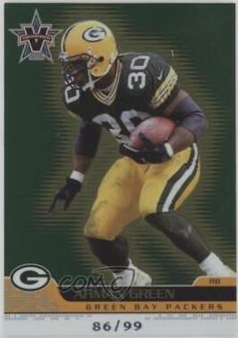 Ahman Green [Gold] #35 Football Cards 2001 Pacific Vanguard