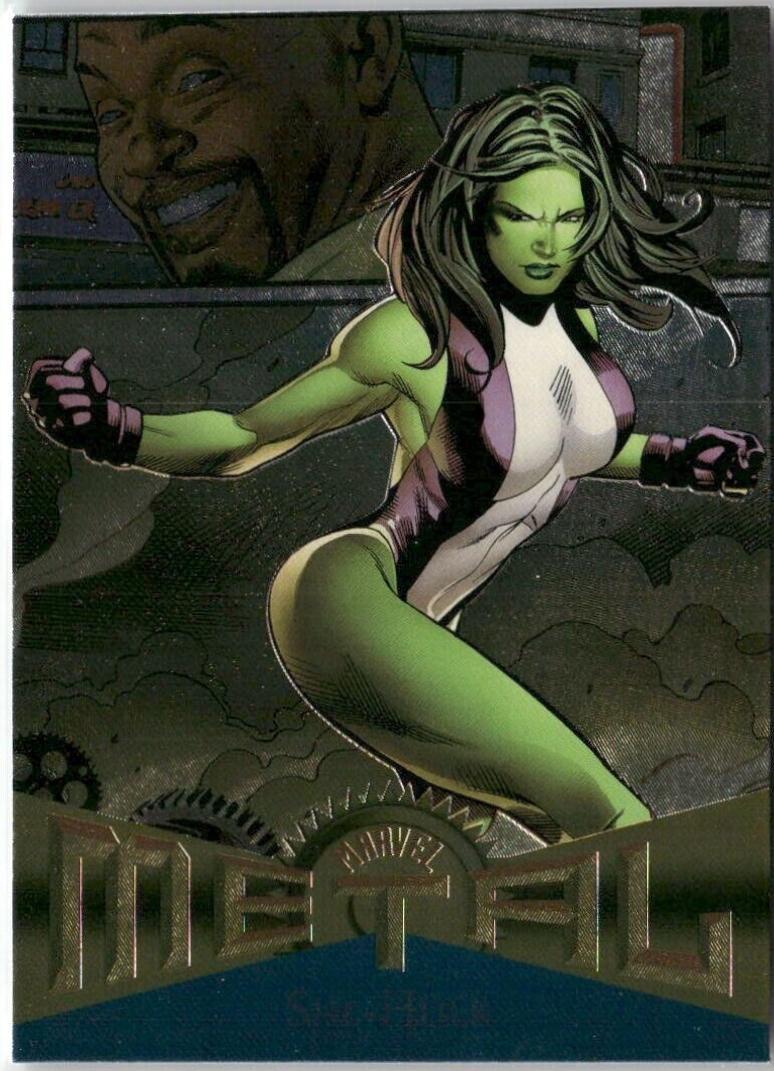 She-Hulk #R-31 2024 SkyBox Metal Universe Avengers Retro