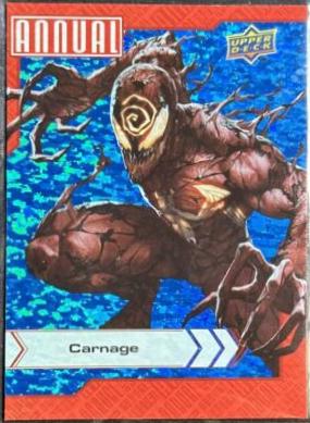 Carnage [Blue] #17 Marvel 2022 Upper Deck Annual