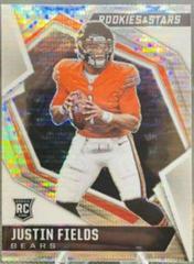 2021 Panini Rookies & Stars Justin Fields Silver Pulsar Prizm 2024 Rookie #104 PSA 10