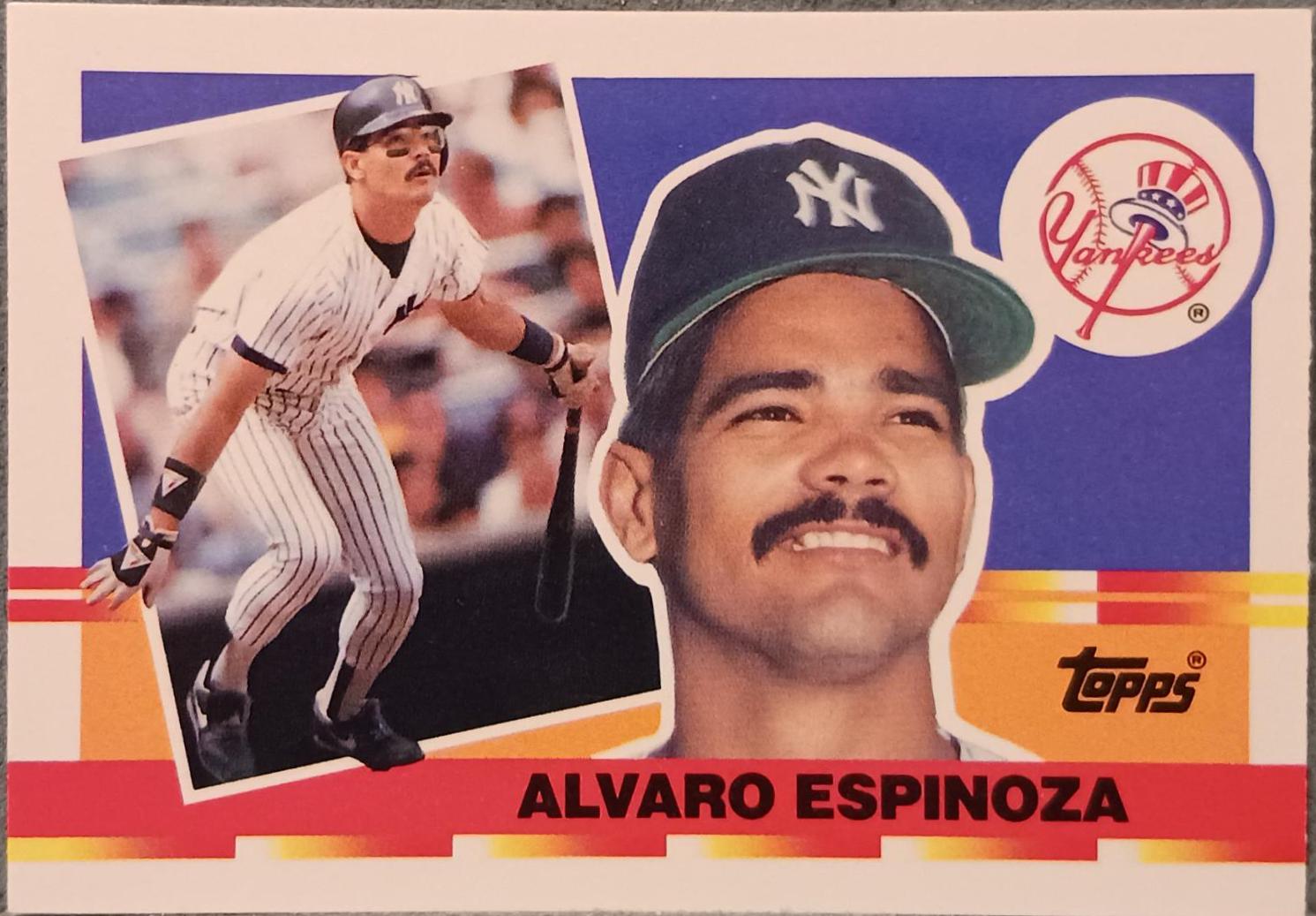 Albvaro Espinoza #8 Baseball Cards 1990 Topps Big Baseball