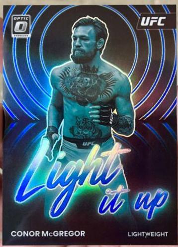 Conor McGregor [Blue] #13 Ufc Cards 2023 Panini Donruss Optic UFC Light It Up