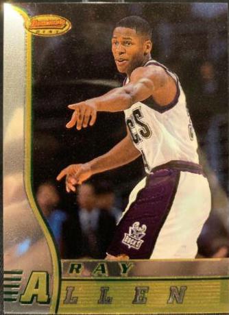 Ray Allen #R5 Basketball Cards 1996 Bowman's Best Rookie