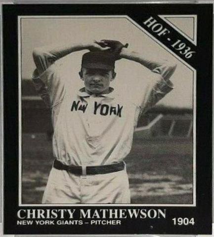 Christy Mathewson #57 Baseball Cards 1991 Conlon Collection