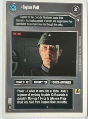 Captain Piett [Revised] Star Wars CCG Hoth Prices