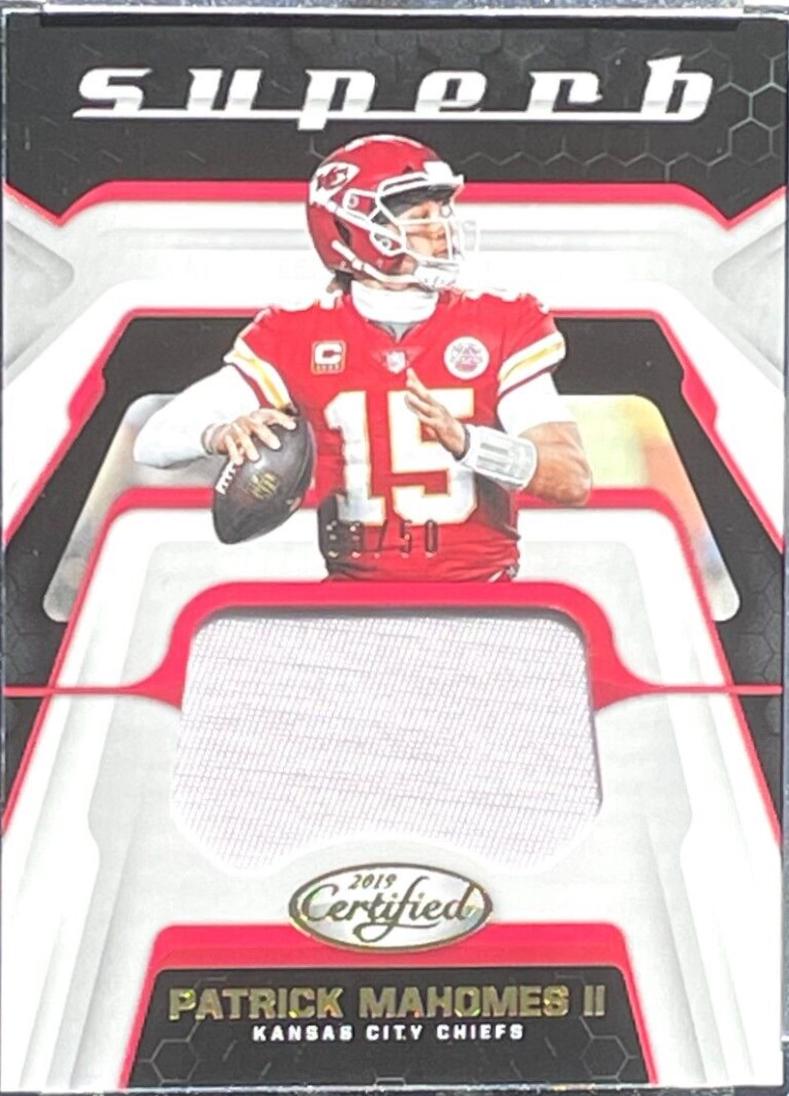 Patrick Mahomes II [Prime] #SU-PM Football Cards 2019 Panini Certified Superb Swatches