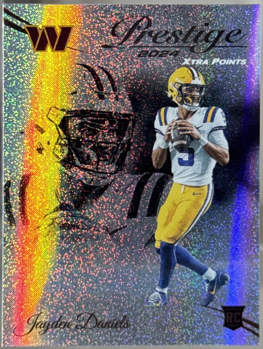 Prix de Jayden Daniels [Galaxy Xtra Points] 302 2024 Panini Prestige