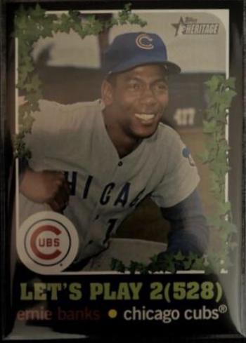 Ernie Banks #LP2-15 Baseball Cards 2020 Topps Heritage Let's Play 2