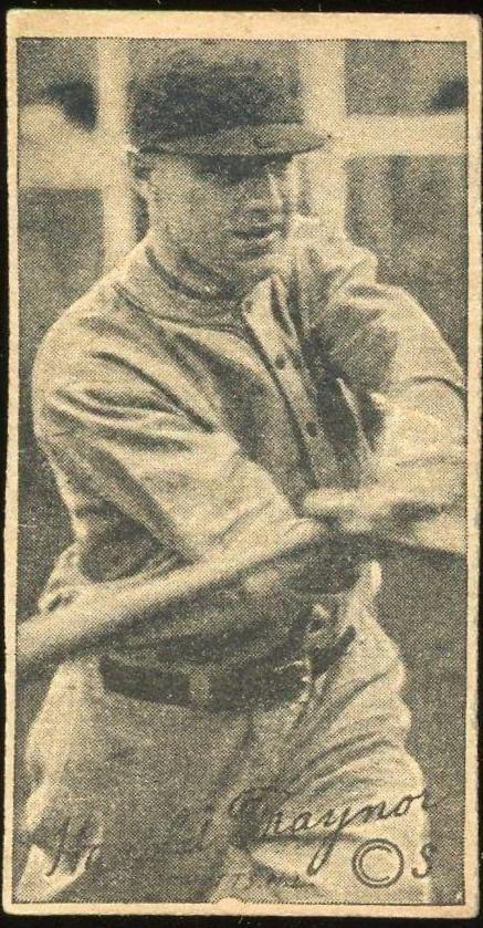 Pie Traynor [Hand Cut] Baseball Cards 1923 W572