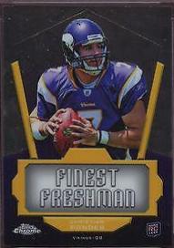 Christian Ponder #FF-CP Football Cards 2011 Topps Chrome Finest Freshmen