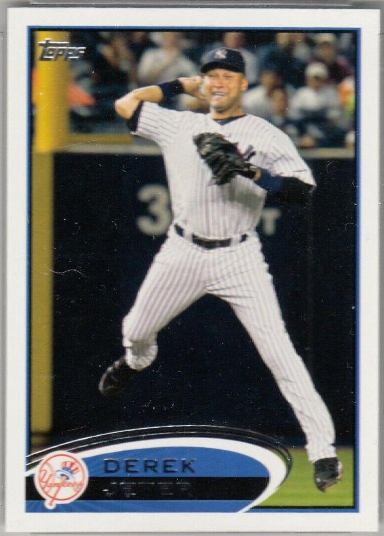 Derek Jeter New York Yankees Hall of store Fame TOPPS 2012 PSA 8